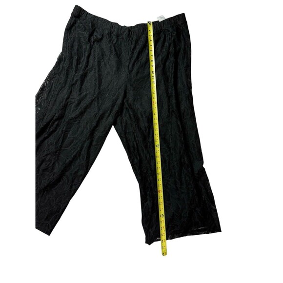 Dennis Basso Women's Pants Sz 3XP Regular Fully Lined Lace Black A675075 - Picture 10 of 14